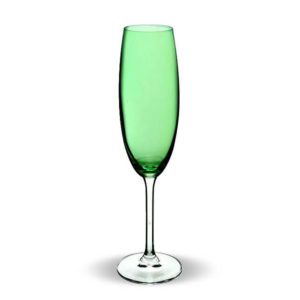 Taça Champanhe Gastro Verde Limão Cristal 220ml