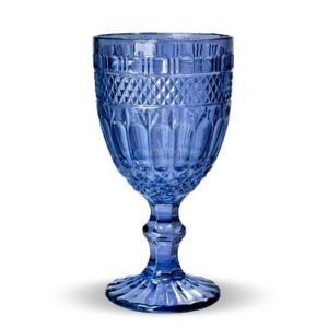 Taça Vidro Brand Azul 345ml