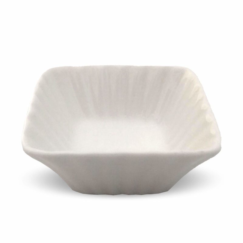 Ramequim Porcelana Quadrado Branco