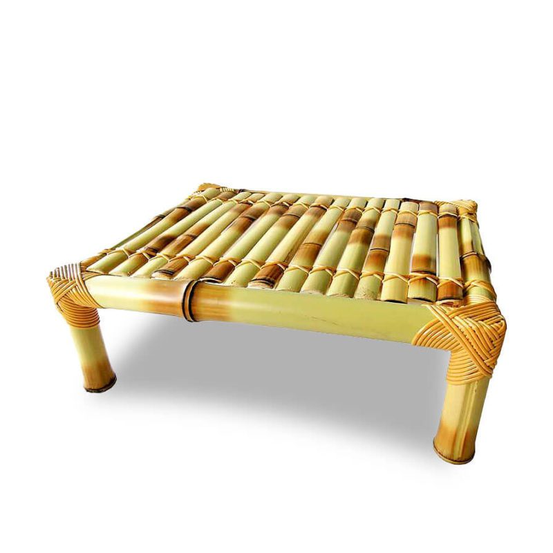 Banqueta Bambu Decorativa 35x30x12