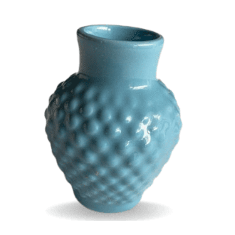 Vaso bico de jaca azul 12cm