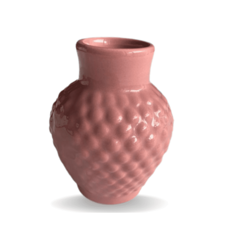 Vaso bico de jaca rosa 12cm