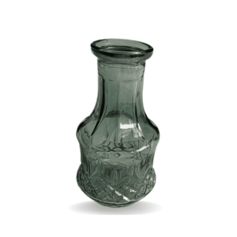 Vaso vidro decor verde 14cm