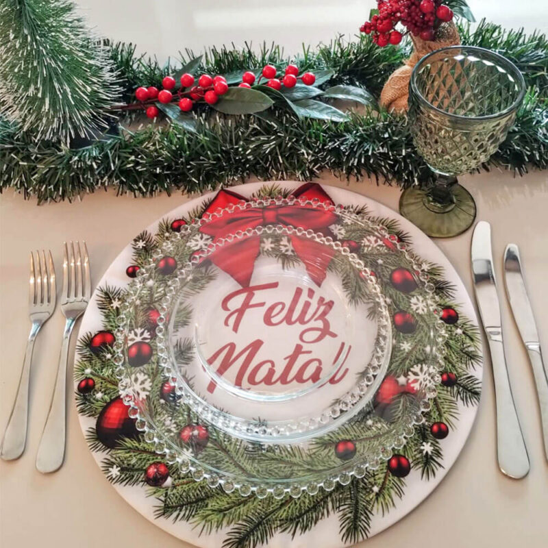 Kit Magia da Neve: Mesa Posta para o Natal