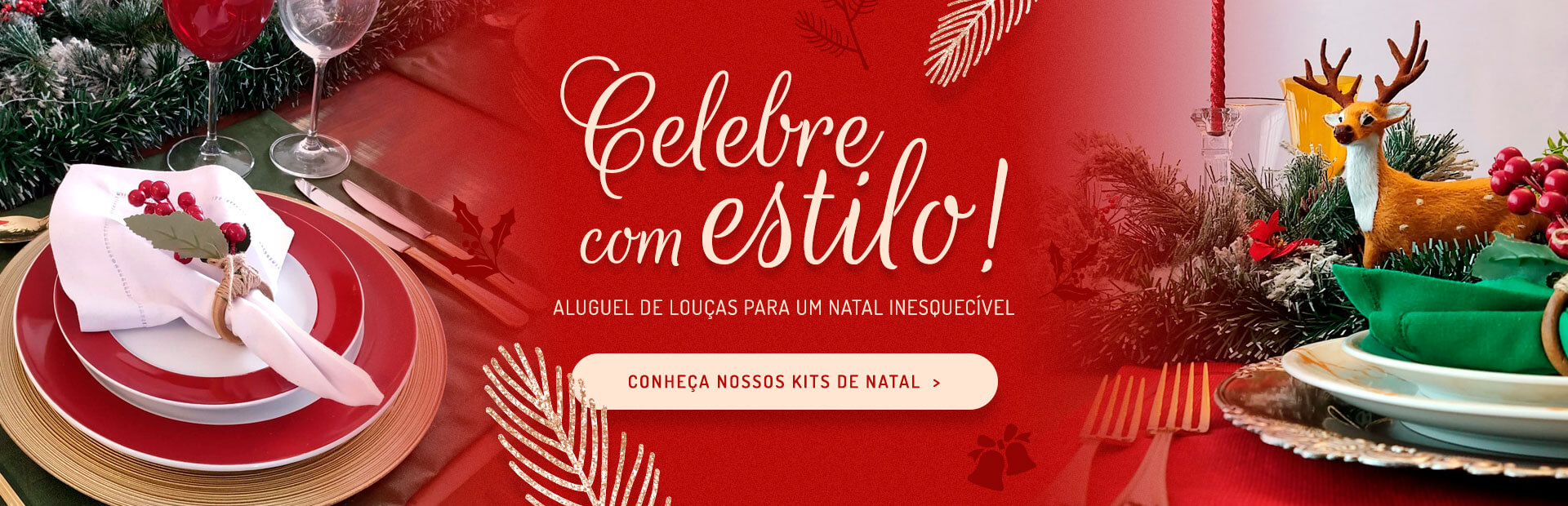 Mesa Posta para o Natal