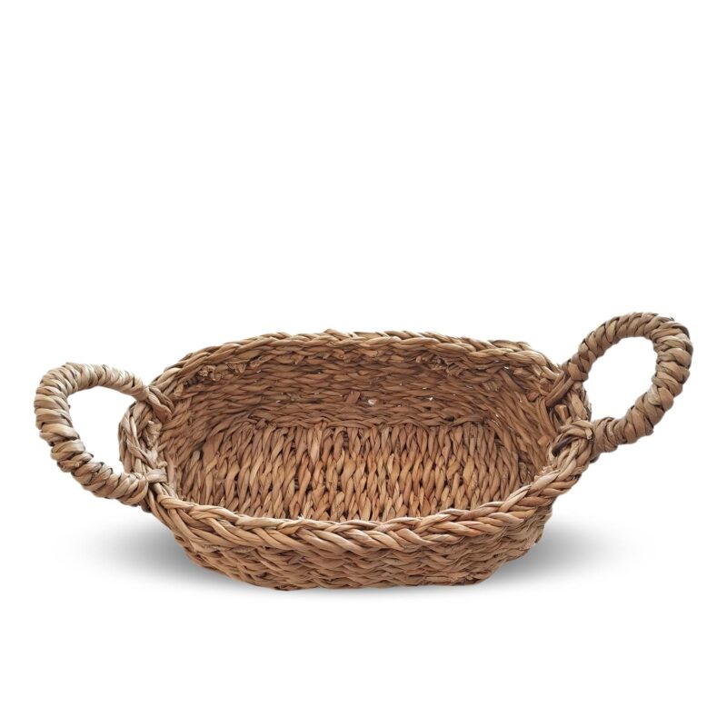 Aluguel de Cesta Oval Fibra com Alça P