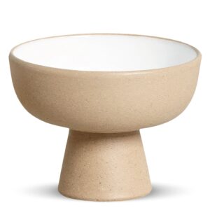 Bowl com Pé Terra Branco 950ml