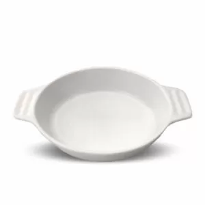 Refratário Oval com Alça Porcelana 26x17x6,5cm